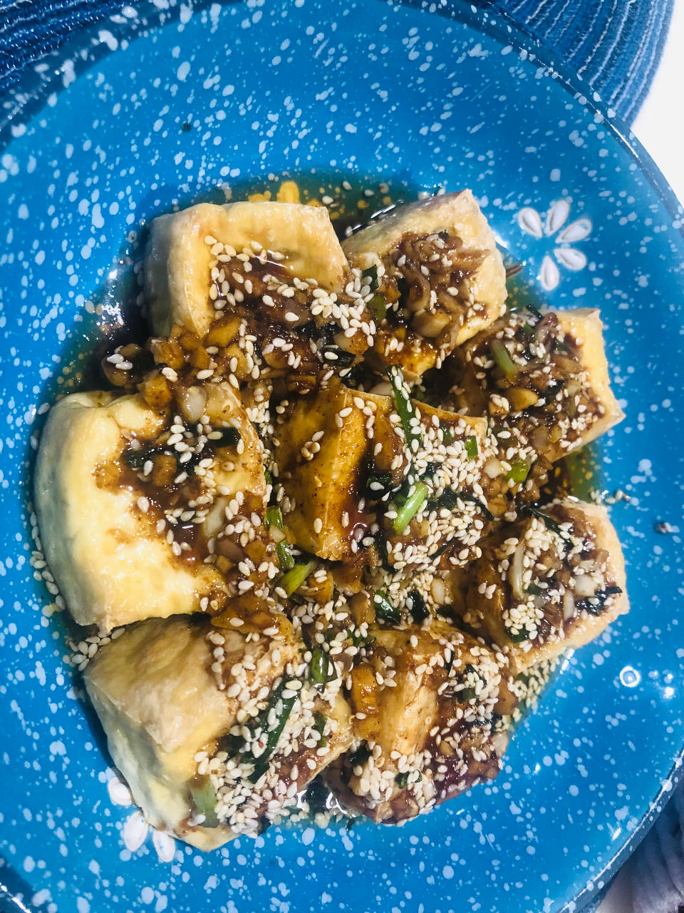 空气炸锅别闲置了❗️巨好吃～炸豆腐