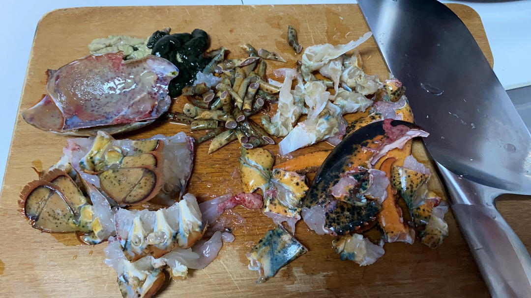 处理波士顿龙虾