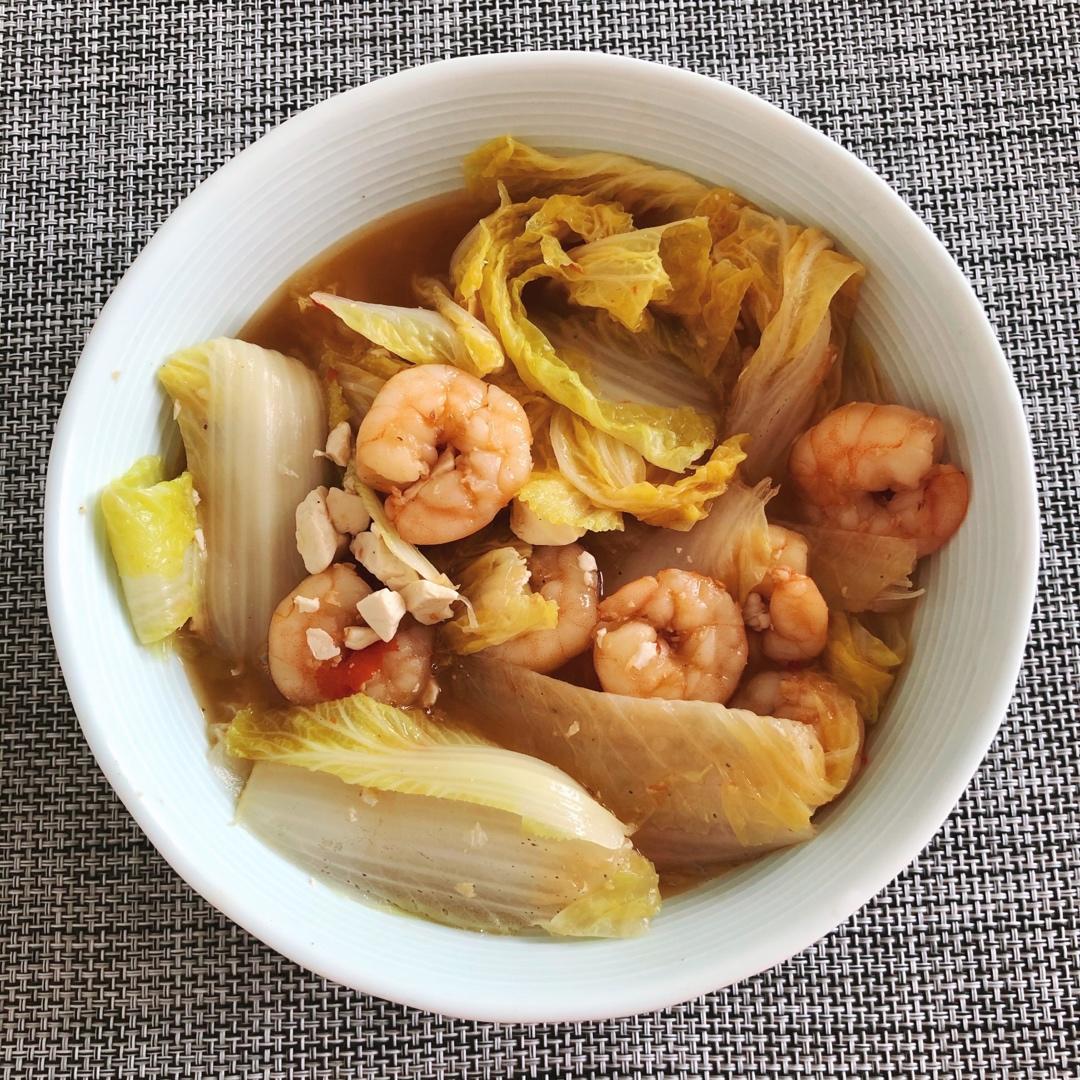 上汤虾仁娃娃菜（无需高汤一样鲜）