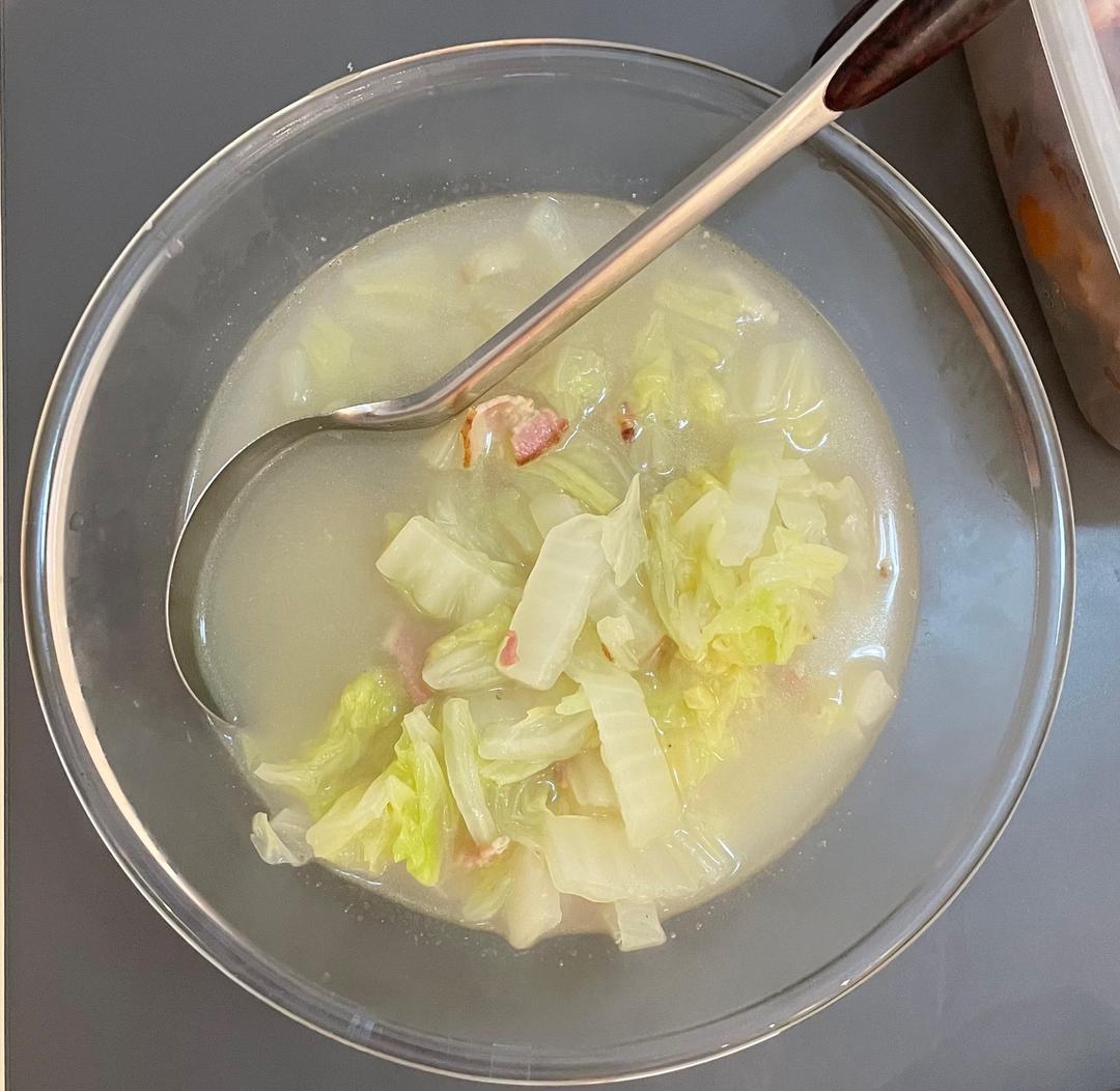 培根鸡汤煮白菜