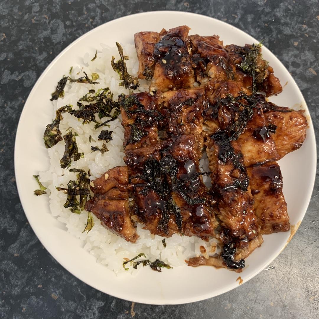 快手照烧巴沙鱼盖饭