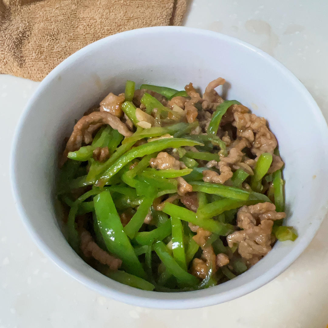 青椒炒肉丝