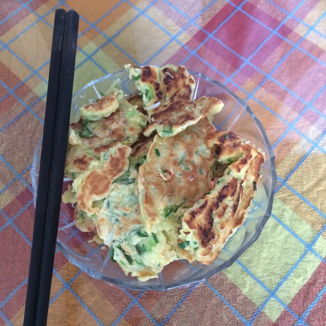 香葱鸡蛋饼