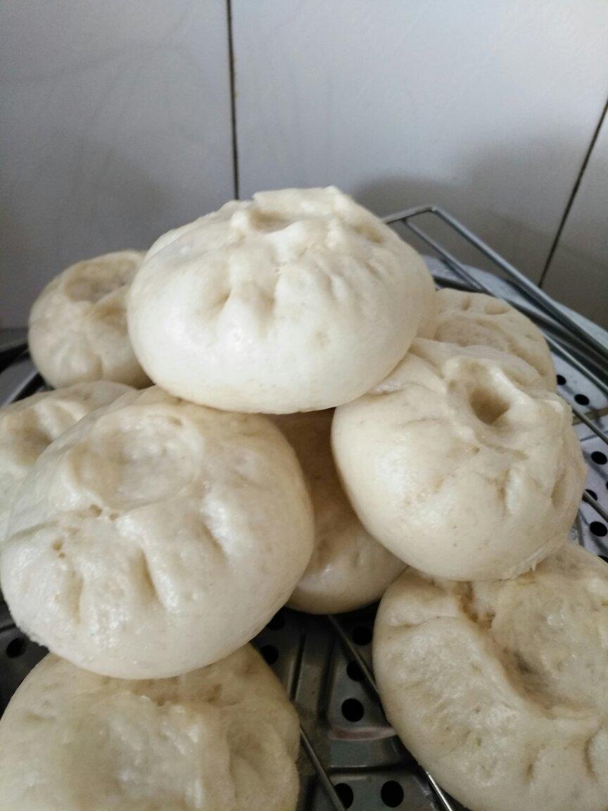 手工包子（肚脐包）