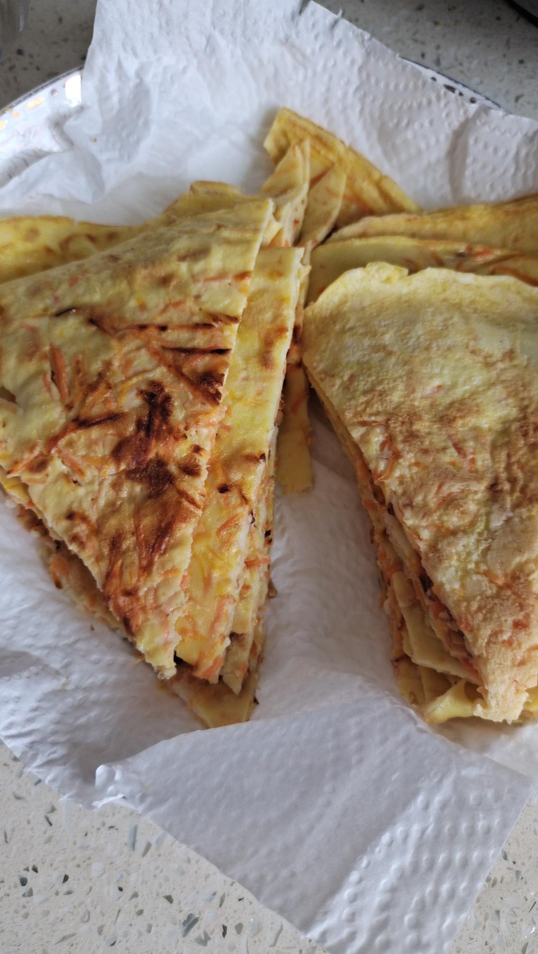 鸡蛋胡萝卜饼的做法