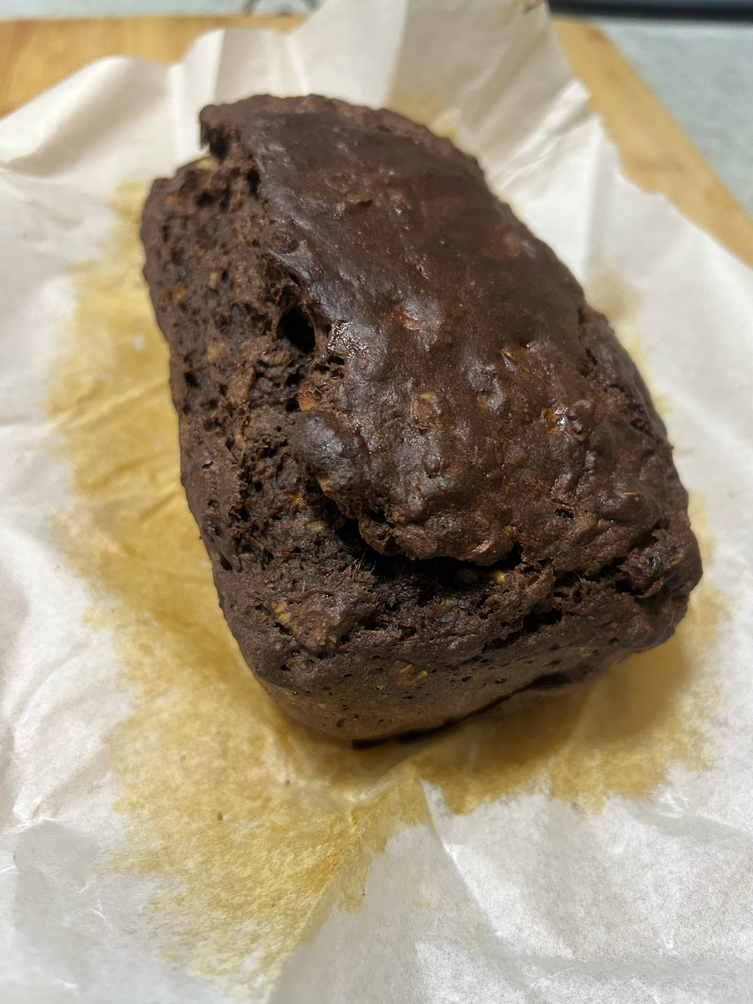 快手无糖的香蕉巧克力蛋糕