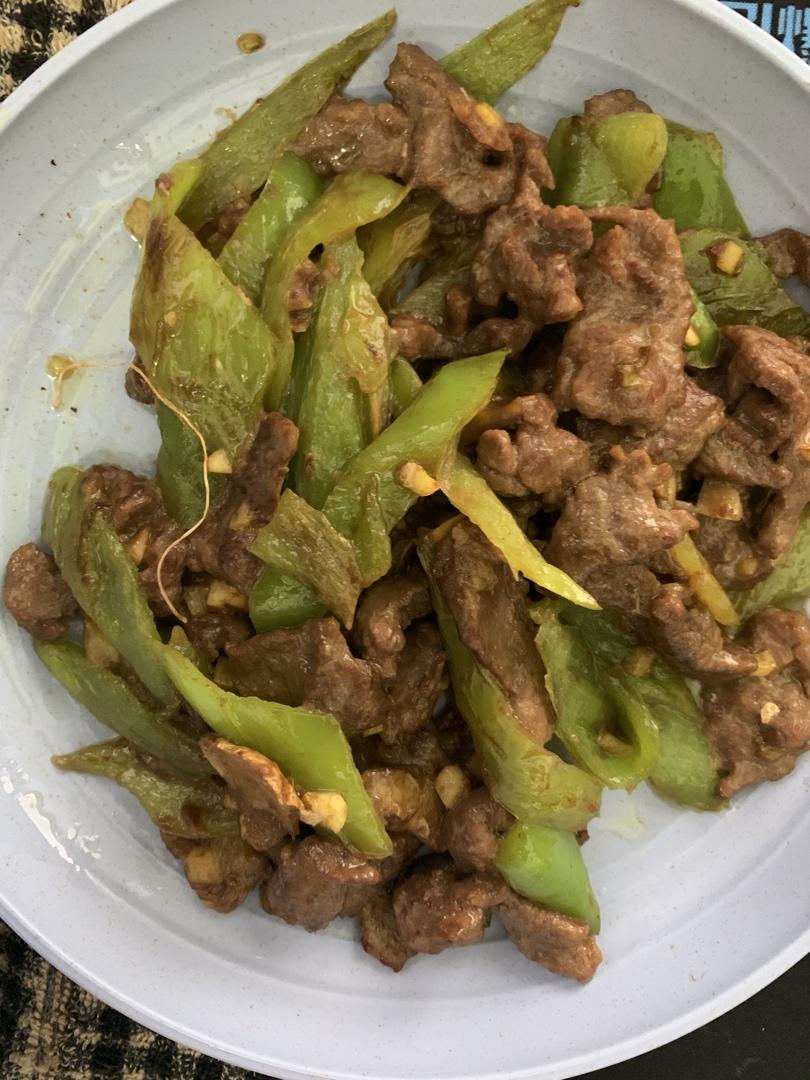 青椒炒牛肉