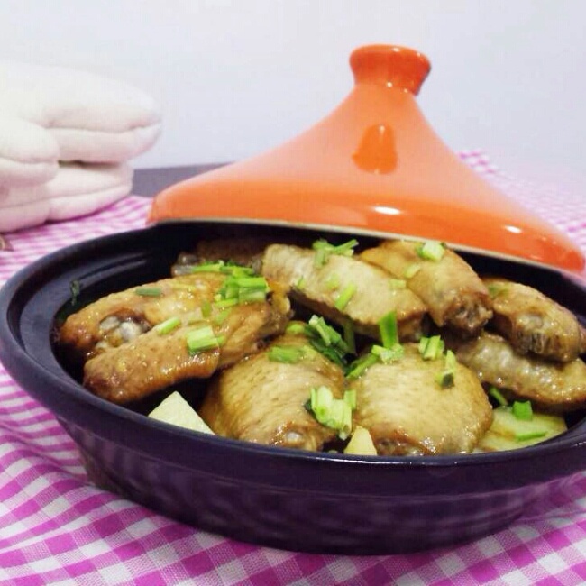 香薯鸡翅锅(塔吉锅)