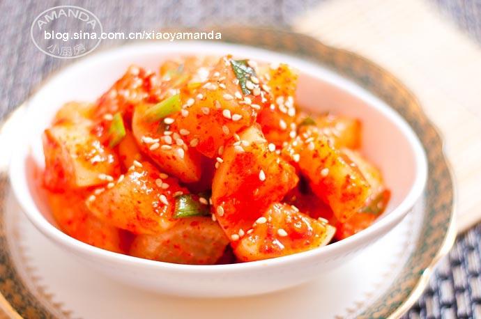 【曼食慢语】韩式萝卜泡菜的做法