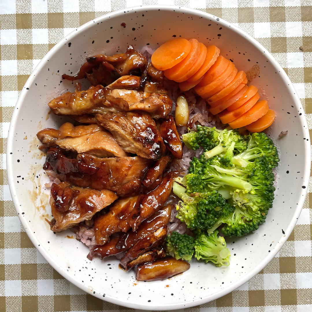 照烧鸡腿饭