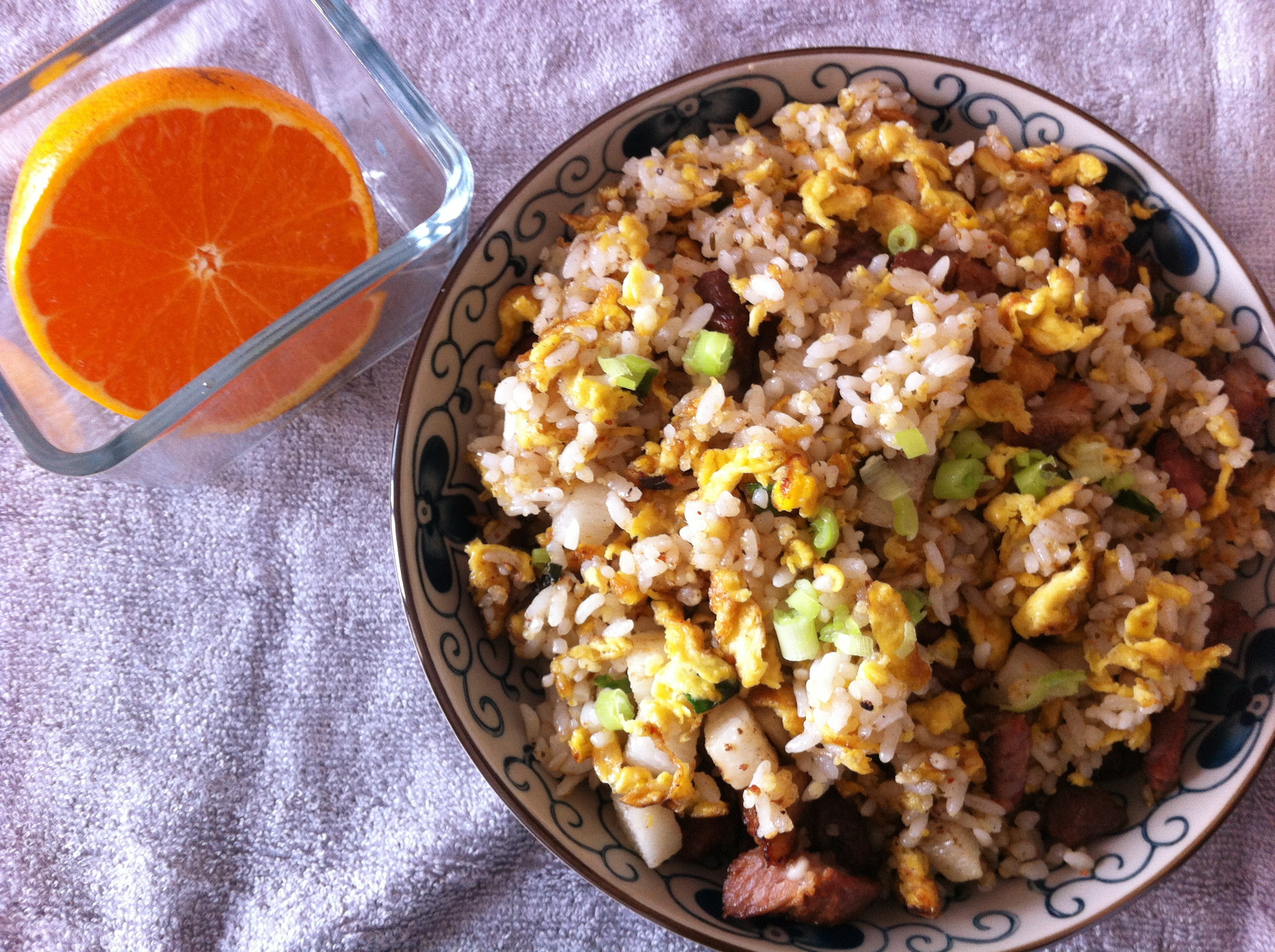 decho做的泡菜牛肉粒炒饭