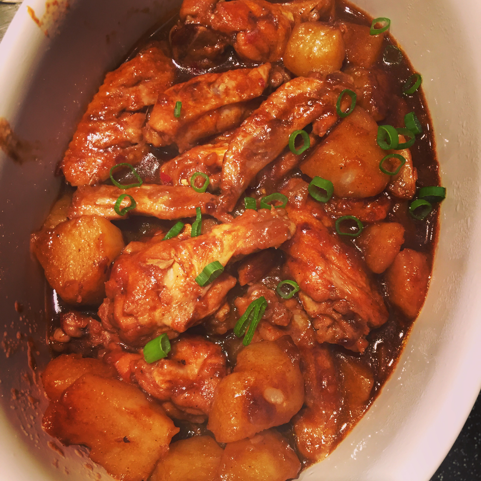土豆炖鸡翅（快手零失败）