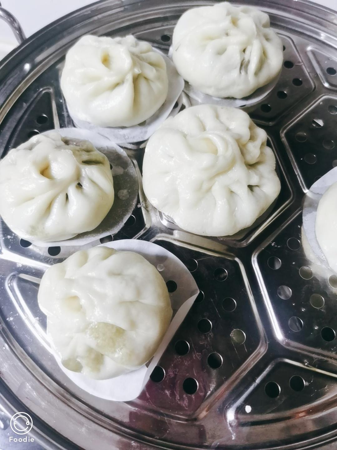 火腿香葱花卷