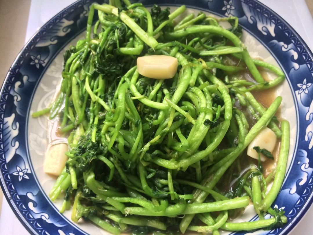 清炒西洋菜的做法