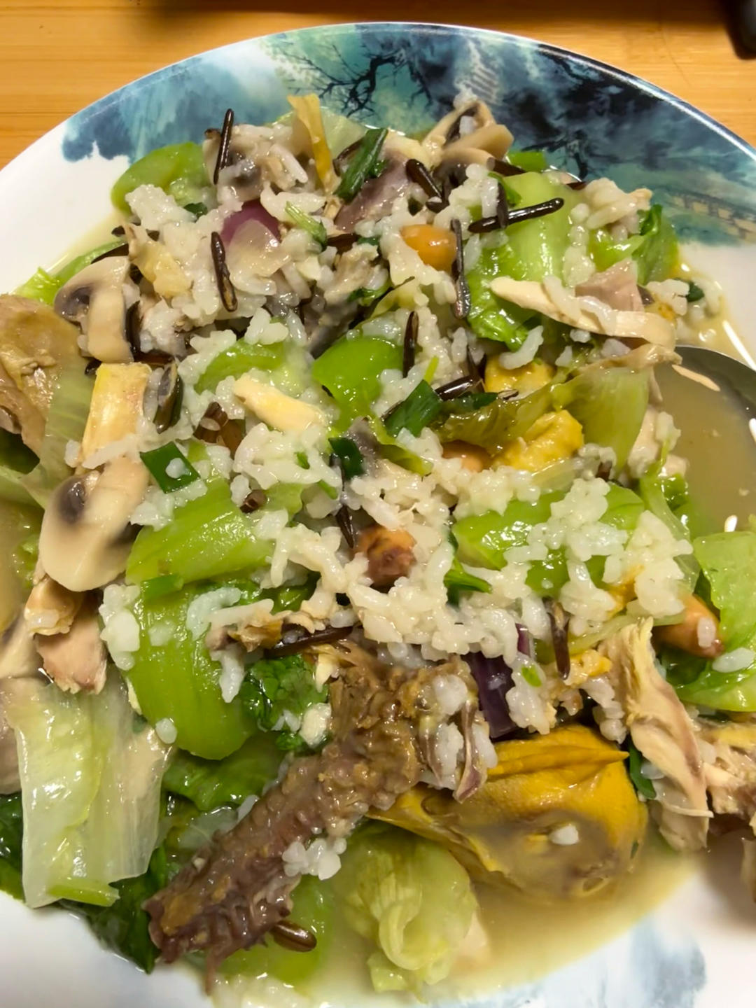 无麸质丝瓜蔬菜饭的做法