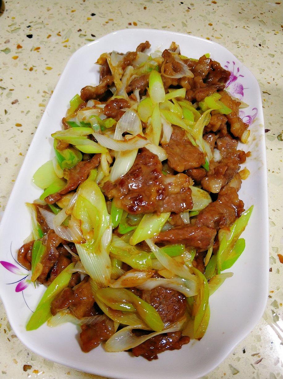 大葱炒牛肉