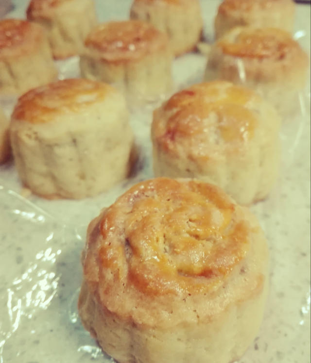 五仁月饼～不用转化糖浆的版本