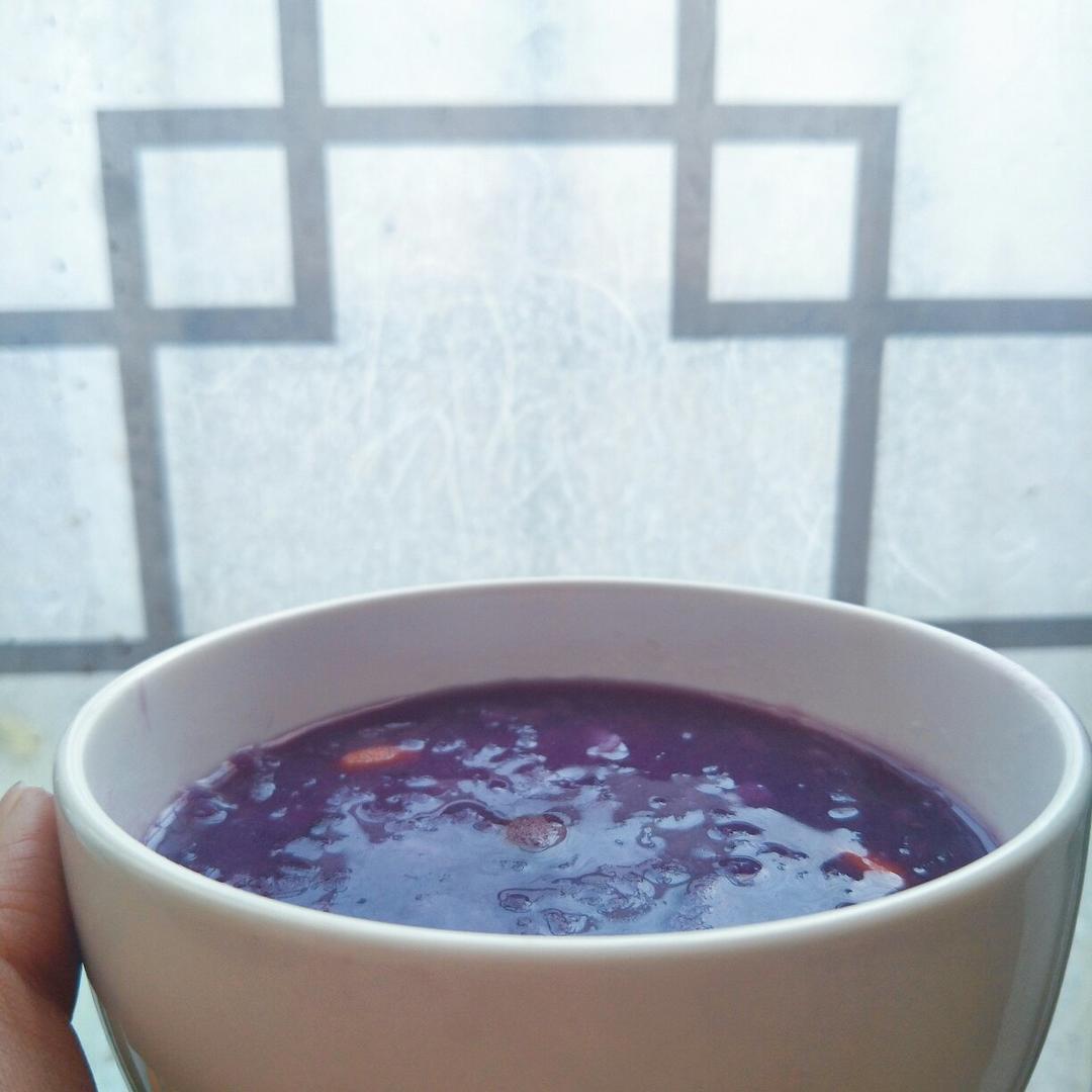 紫薯银耳羹