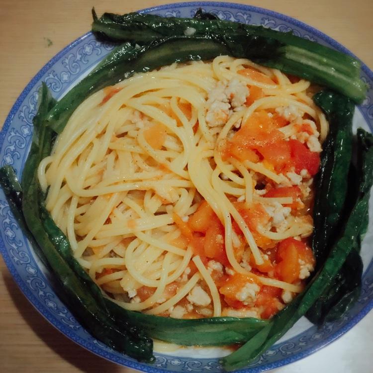 番茄肉酱意大利面