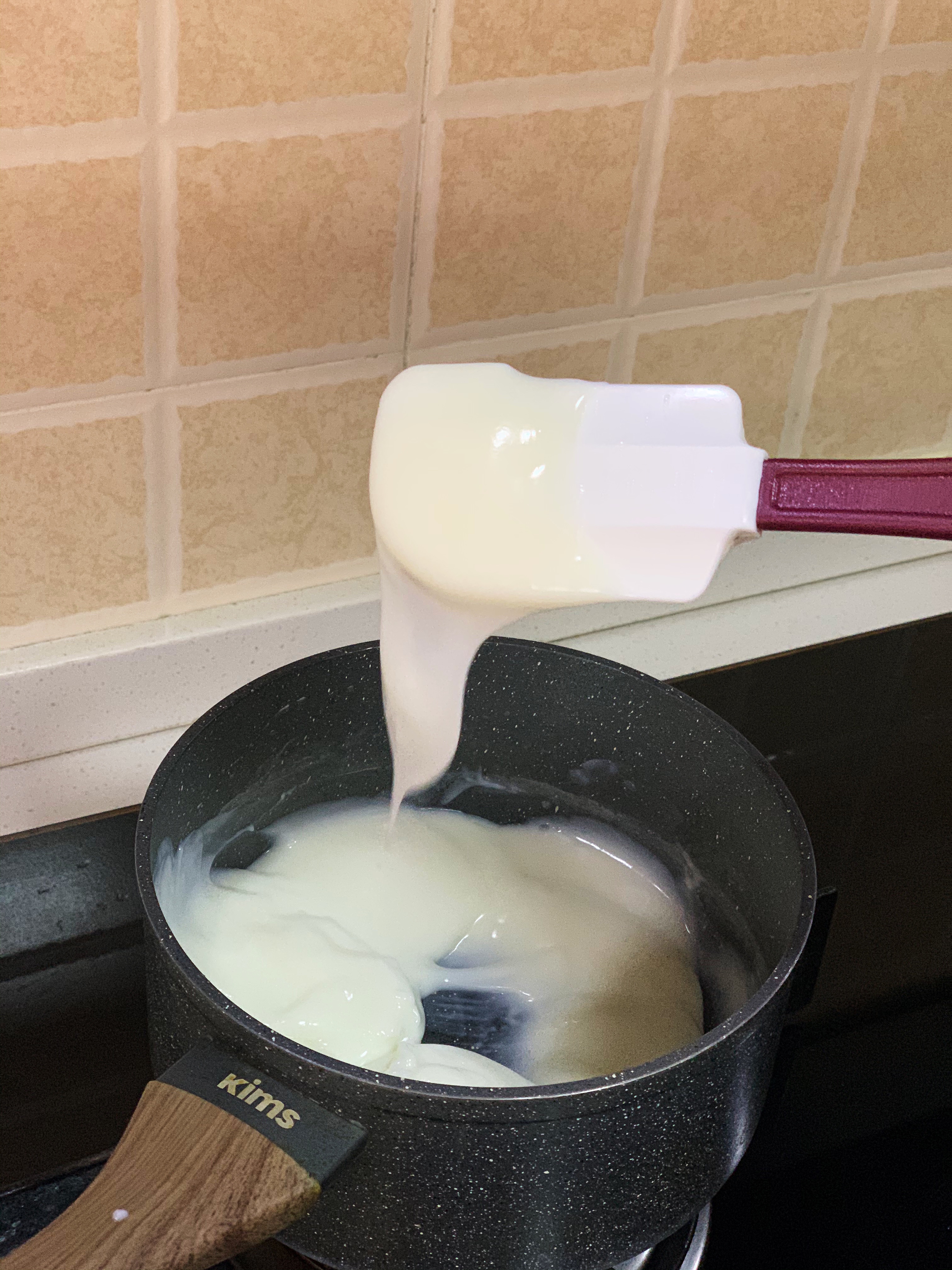 空气炸锅版炸鲜奶的做法 步骤3