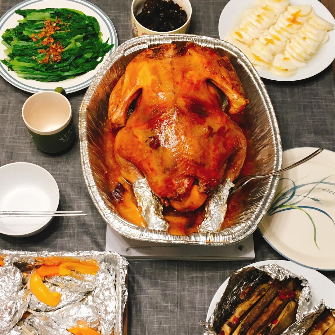 圣诞烤火鸡