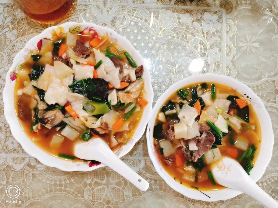 新疆汤饭（揪片子）附揪面片图解