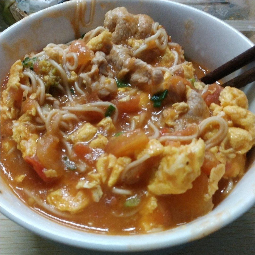 西红柿鸡蛋打卤面