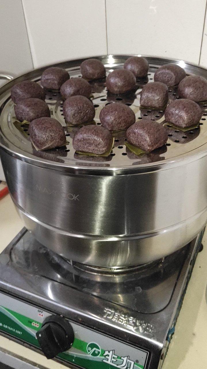 糖尿病食谱——无油无糖燕麦黑米馒头（减肥代餐）