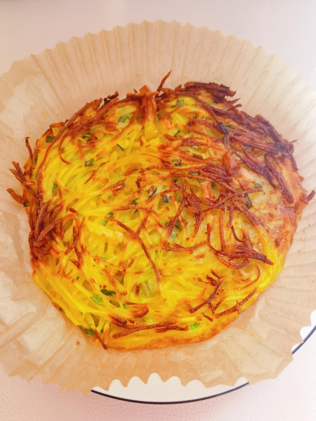 空气炸锅&超好吃的土豆丝饼