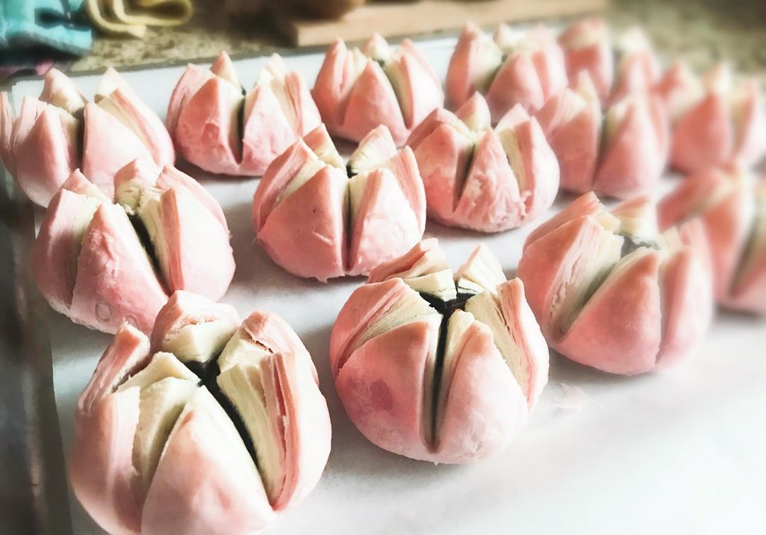 荷花酥（开口酥）烤箱版