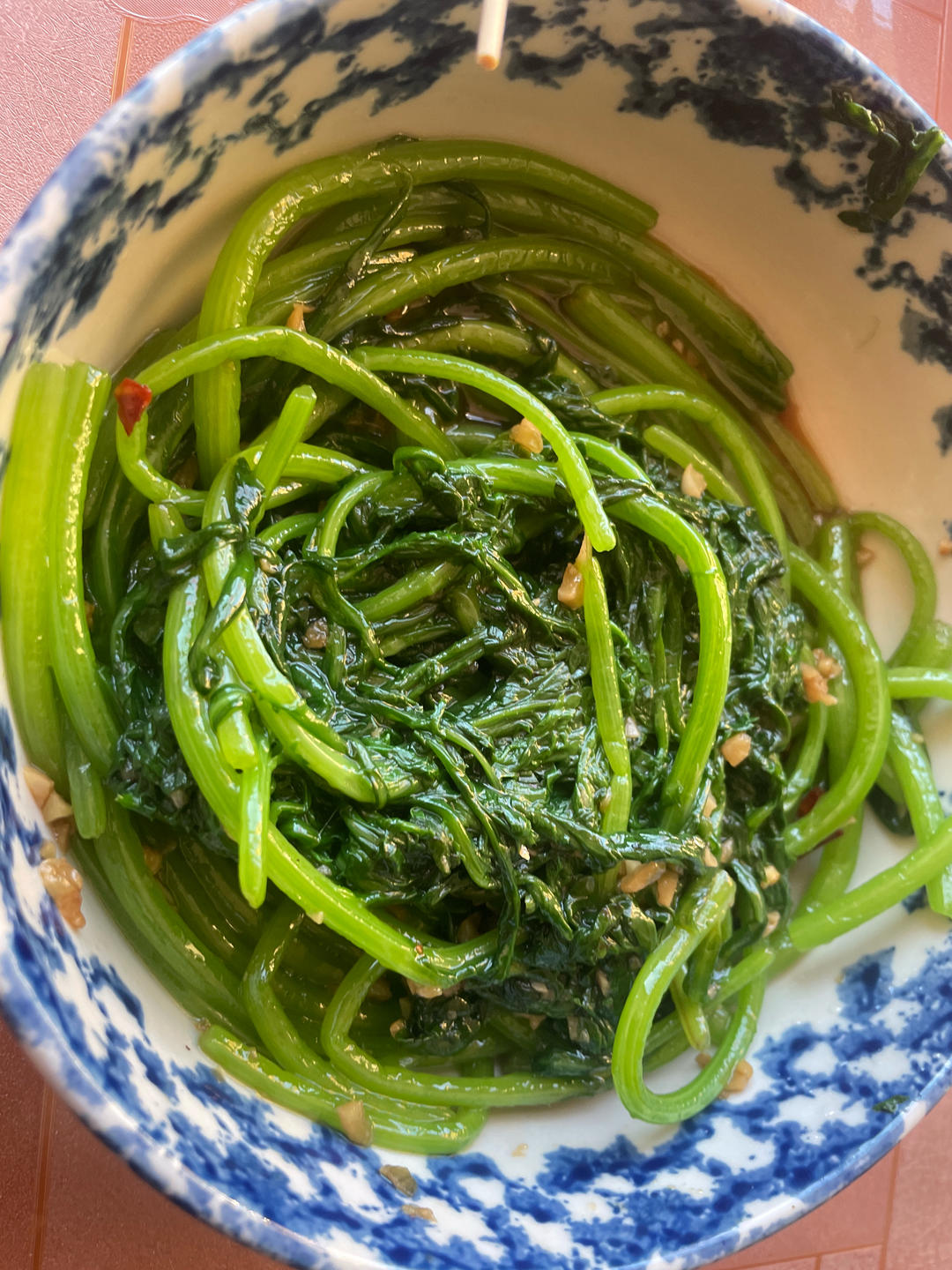 炝拌茼蒿