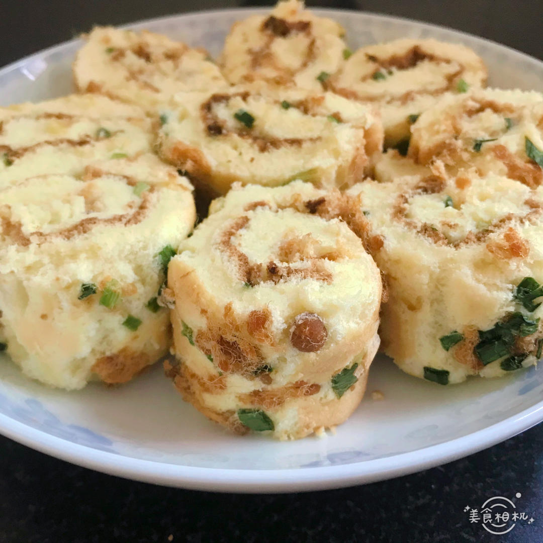 香葱肉松蛋糕卷