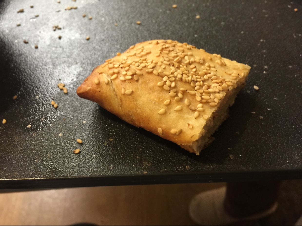 天然酵母版椒盐芝麻烧饼