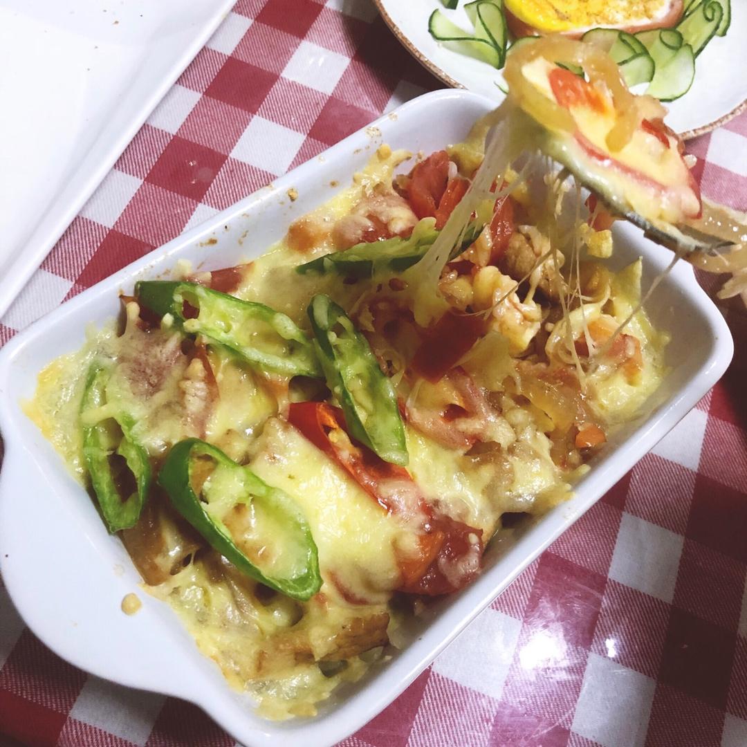 番茄鸡肉浓情焗饭【两人份】