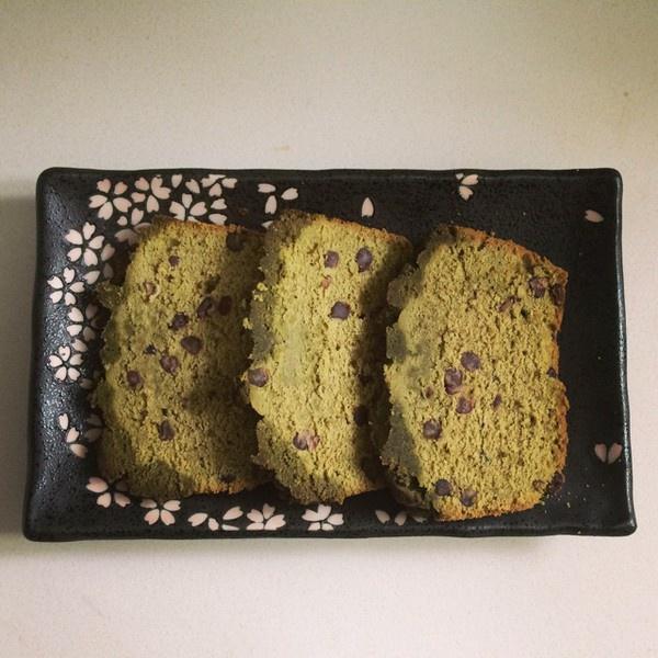 Puffy top Mocha Red Bean Pound Cake 抹茶金宝顶红豆磅蛋糕的做法