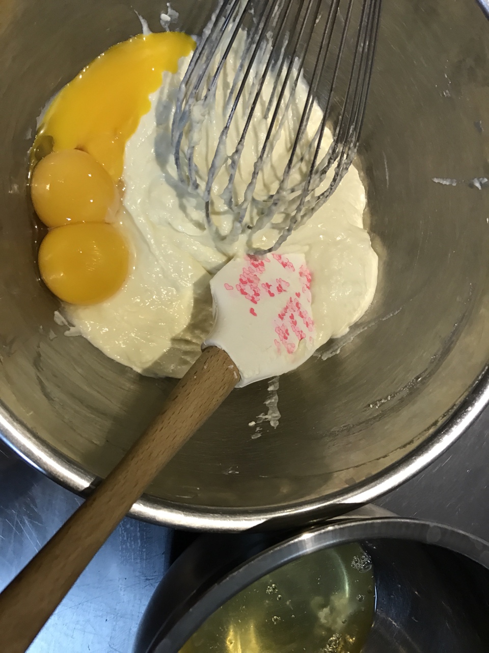 榴莲轻乳酪蛋糕~无油低糖的做法 步骤6