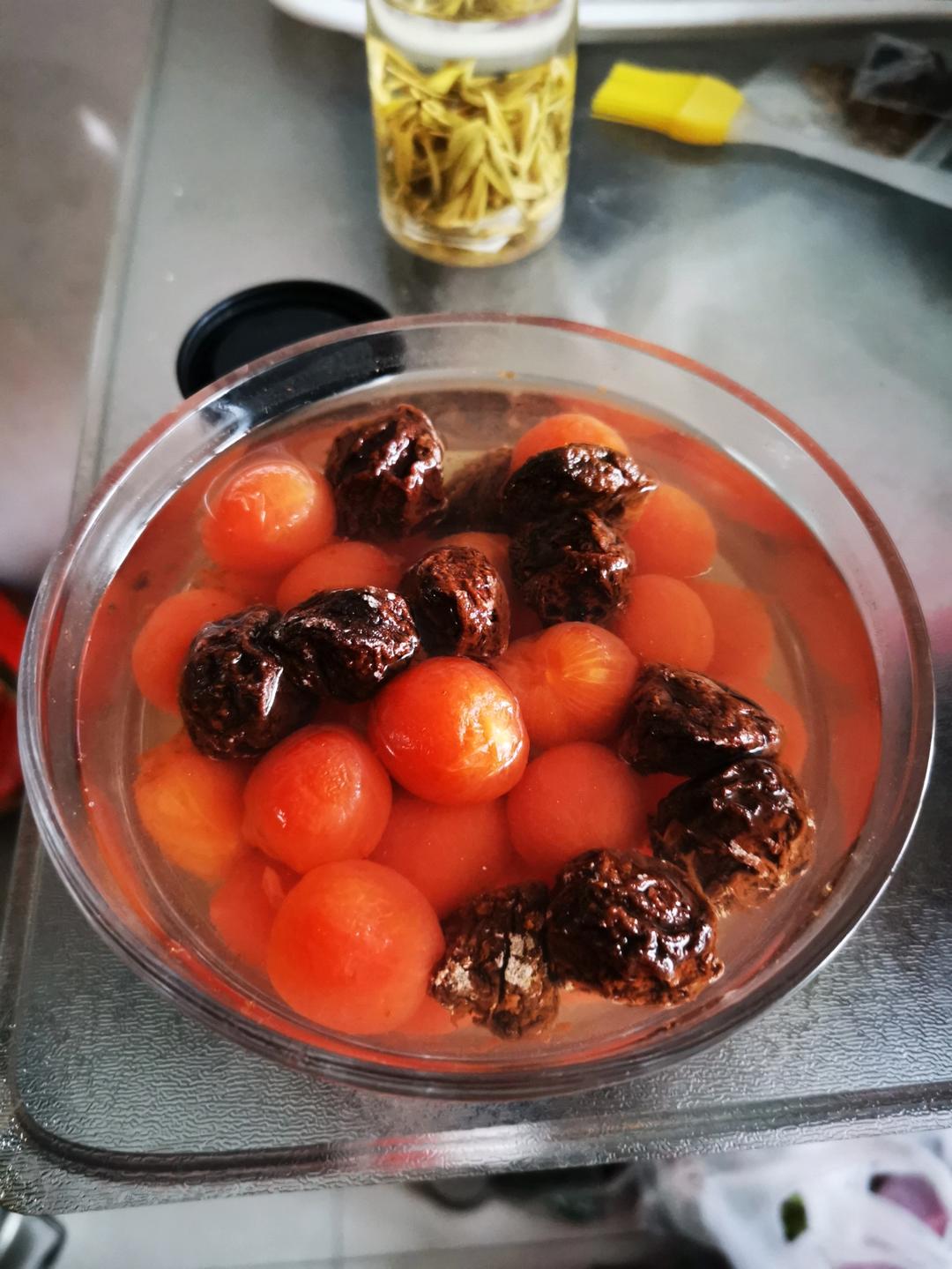 解腻爽口开胃菜｜话梅雪碧小番茄酸甜爆汁超好吃