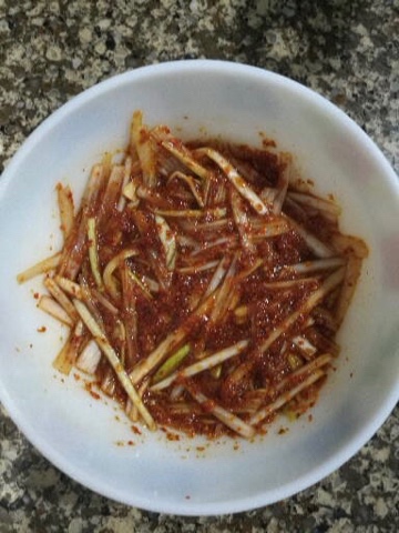 韩式葱泡菜