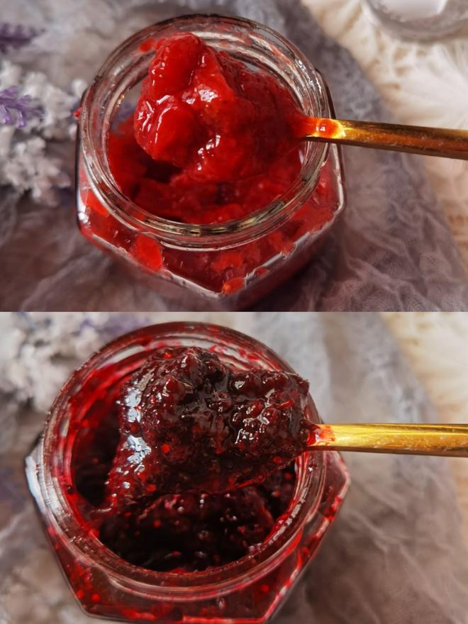 🔥自制果酱.🍓草莓果酱/桑椹莓果酱的做法