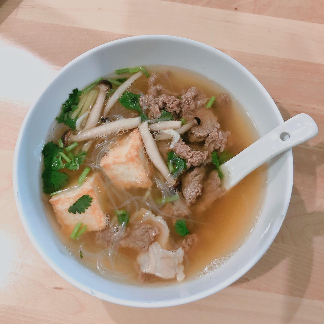 干了这碗牛肉粉丝汤