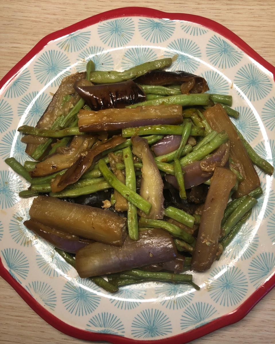 简易版豆角烧茄子🍆