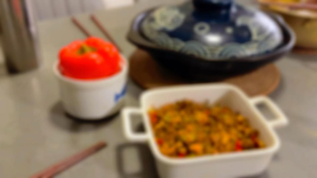 彩椒酿肉