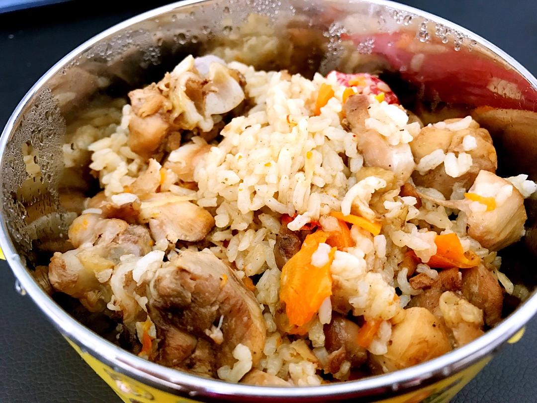 鸡腿焖饭