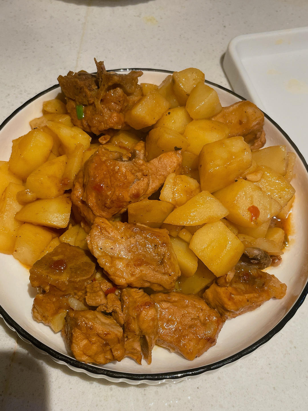 土豆炖排骨