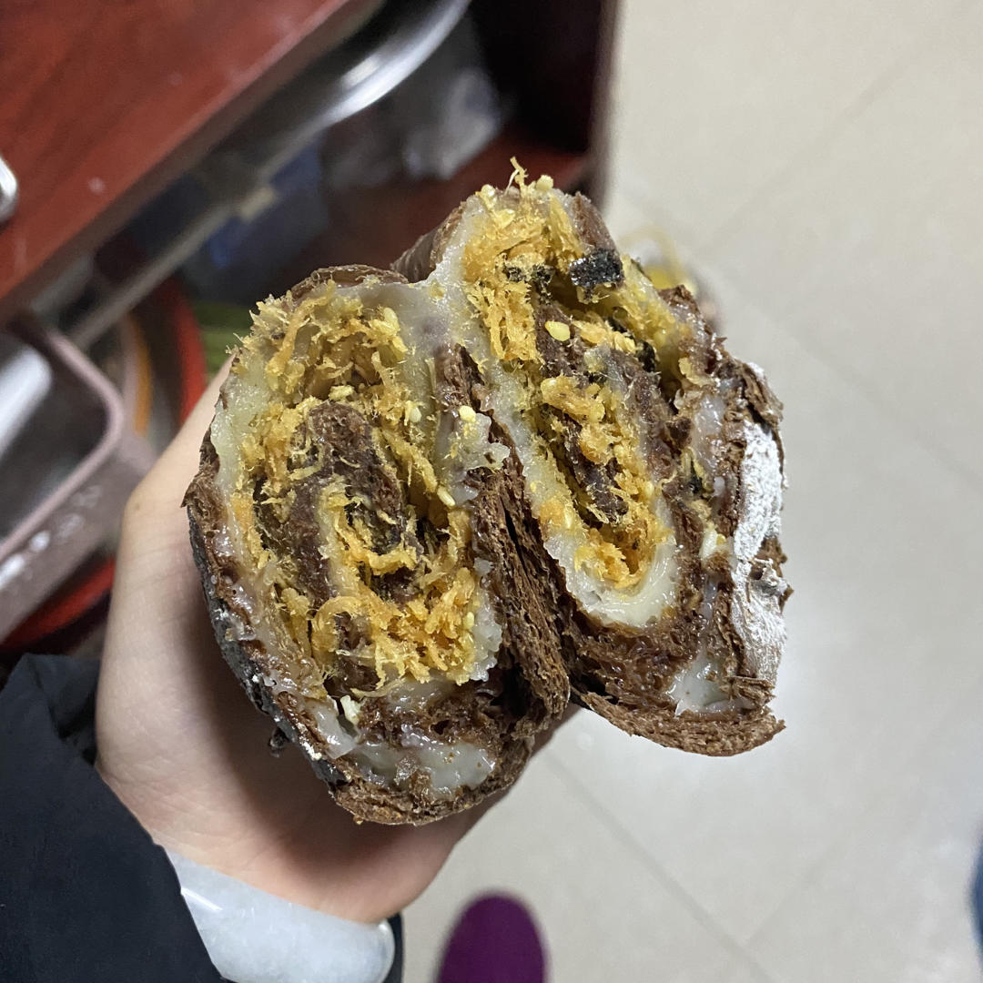 可可肉松麻薯软欧