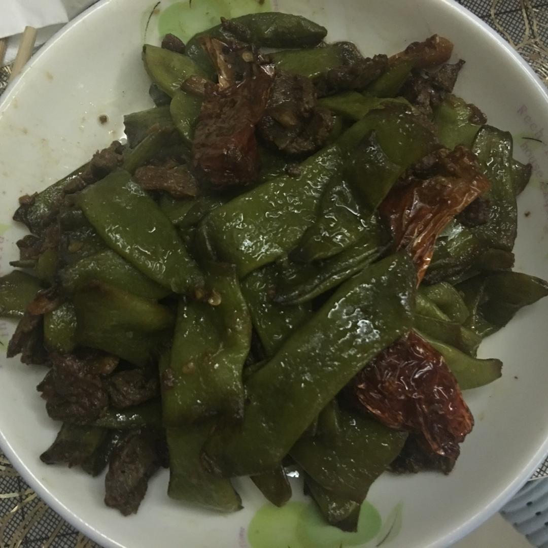 豆角炒肉