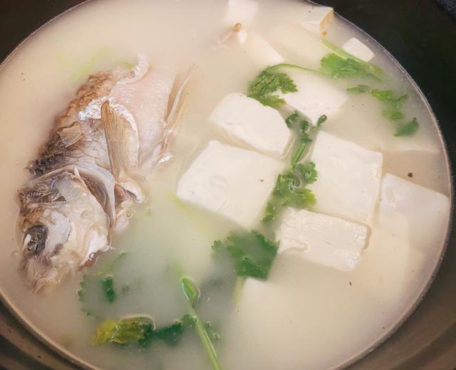 奶白的鲫鱼豆腐汤用料少又简单的做法