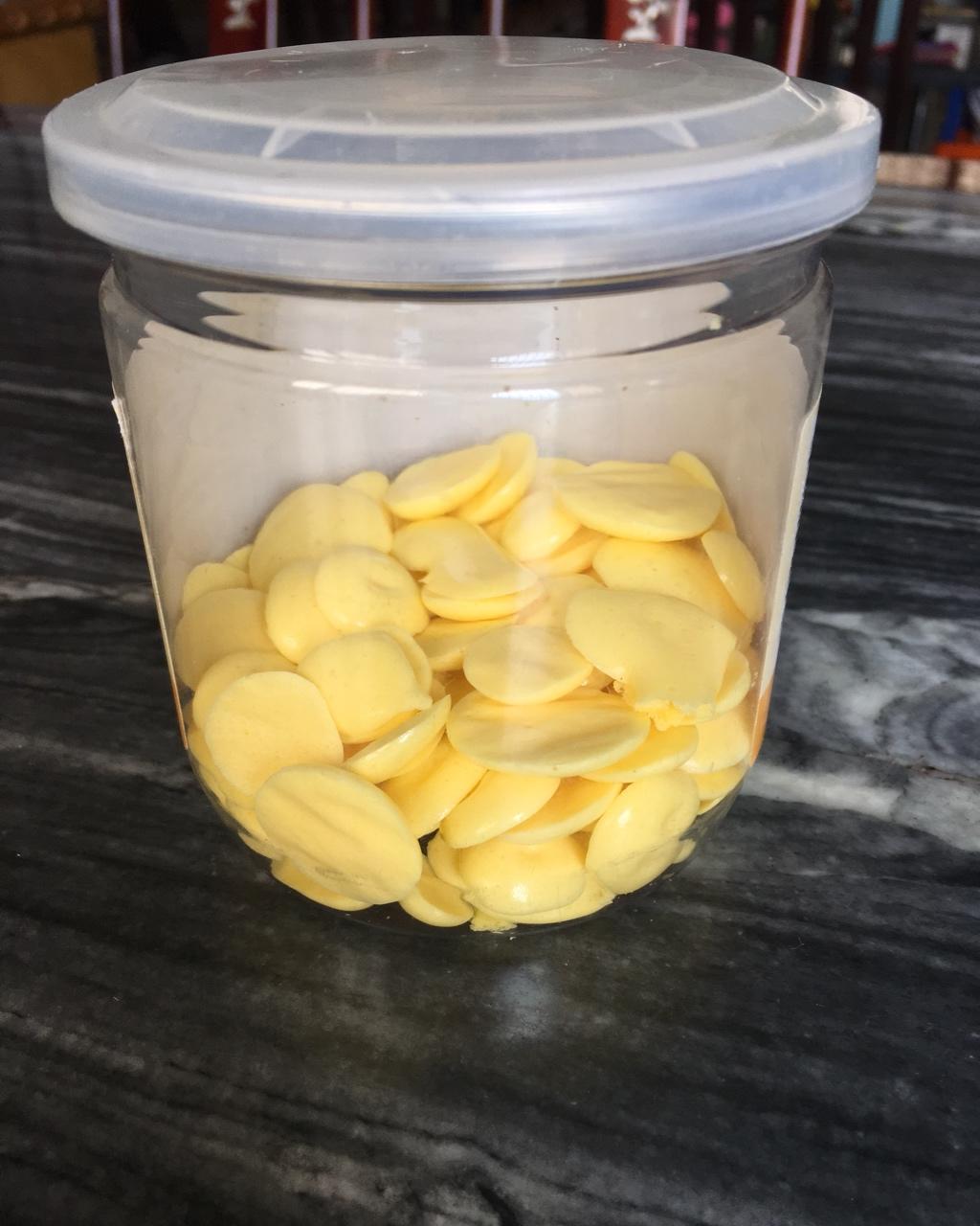 入口即化的无添加蛋黄溶豆
