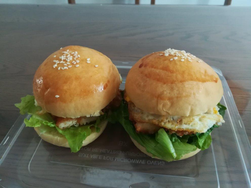 自制营养肉饼汉堡包