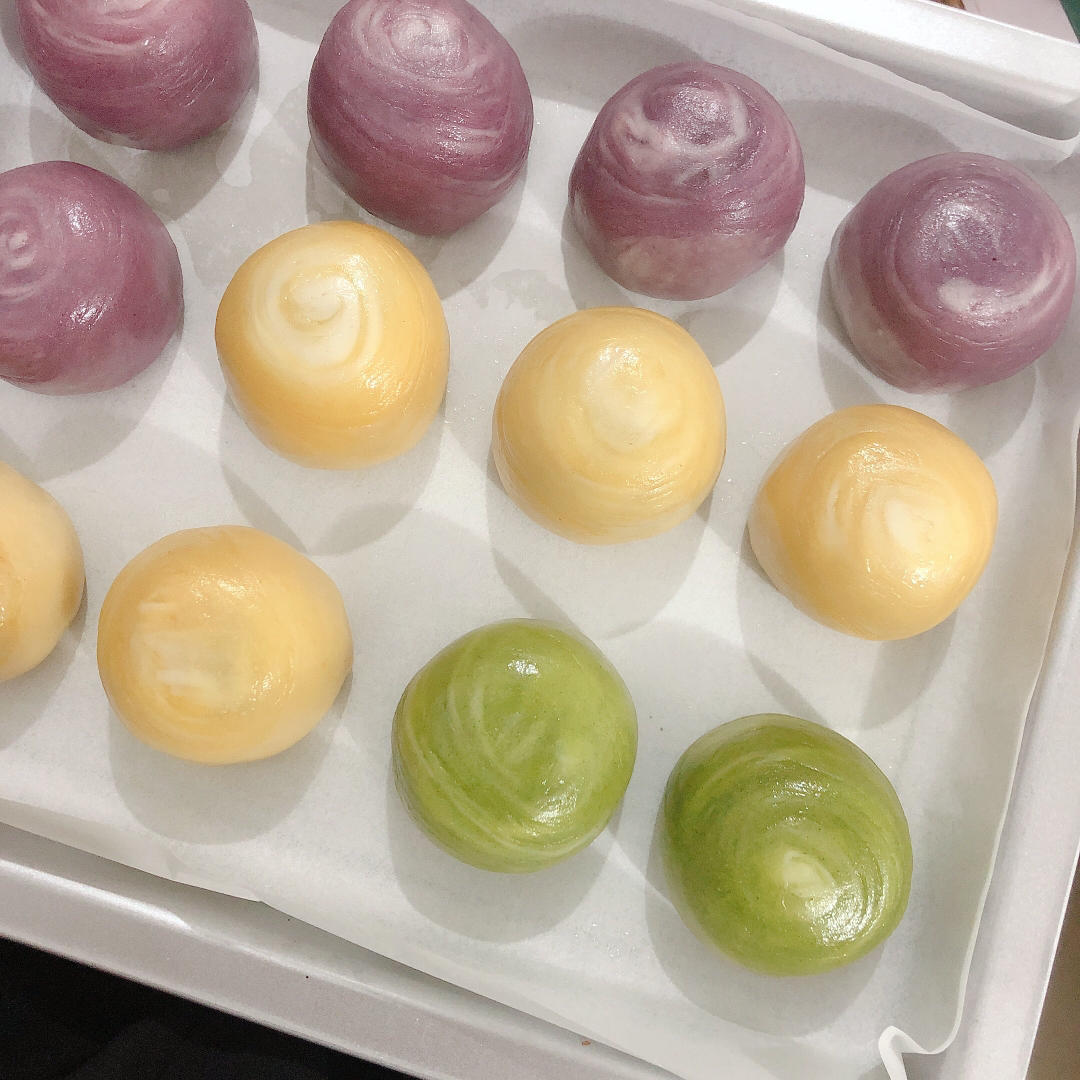 🌈免揉，免松弛，超高颜值小马宝莉彩虹蛋黄酥（含详细操作视频）